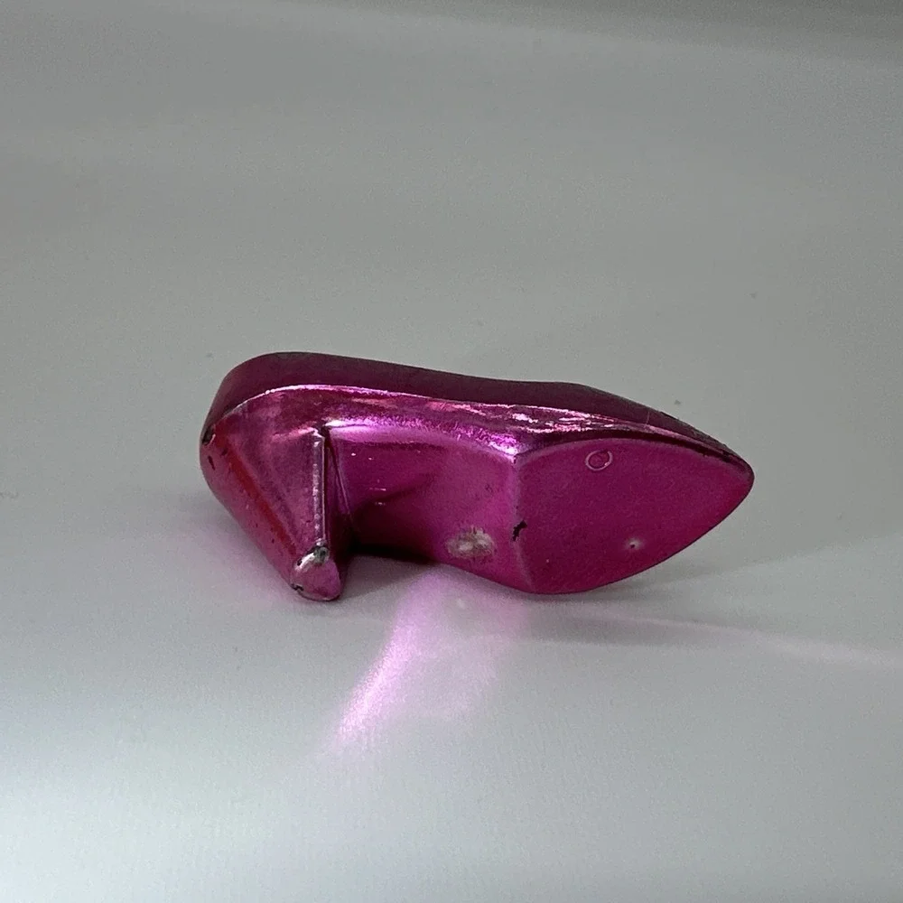 Vintage 1985 Hasbro Jem Jerrica Doll Nude Light Up Earrings Shoe Stand Works
